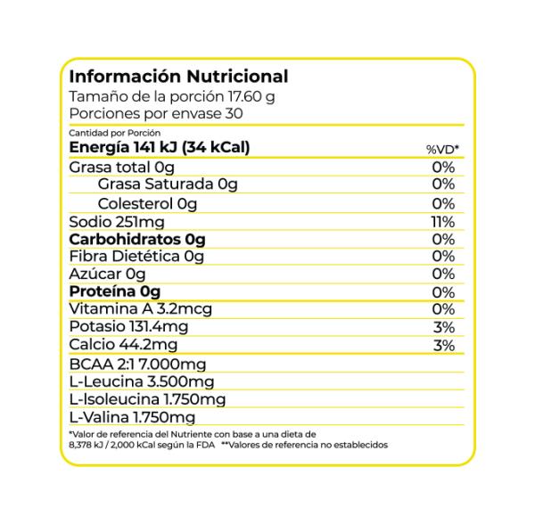 BCAA'S + ELECTROLITOS - Imagen 7